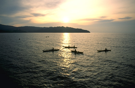 Biak Is.& Canoe Photo